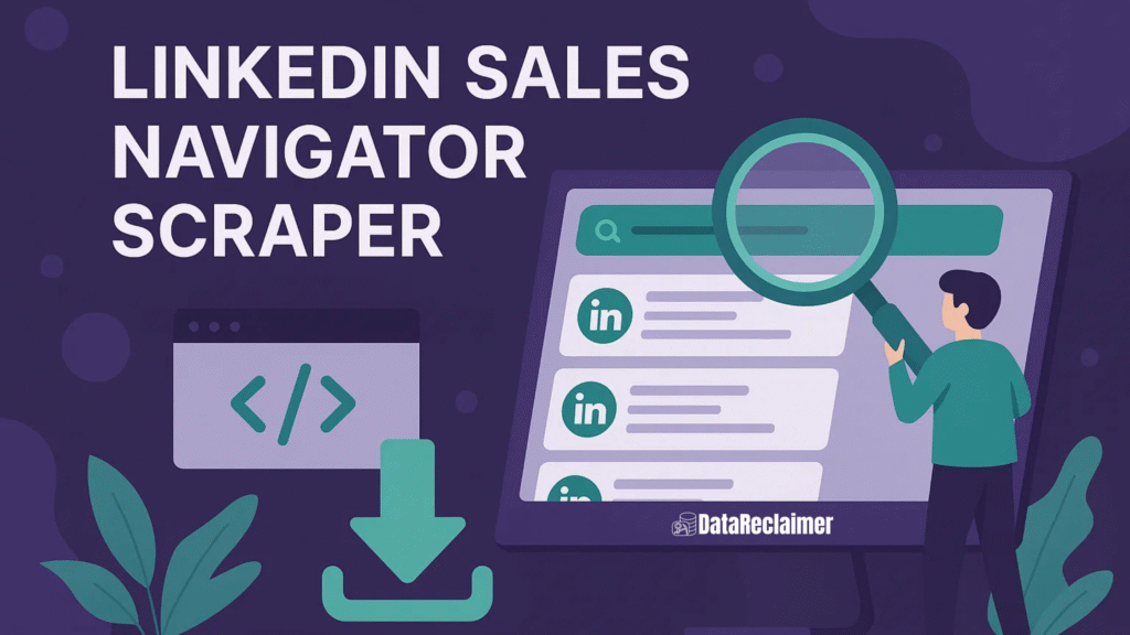 Scrape Data from Linkedin Sales Navigator